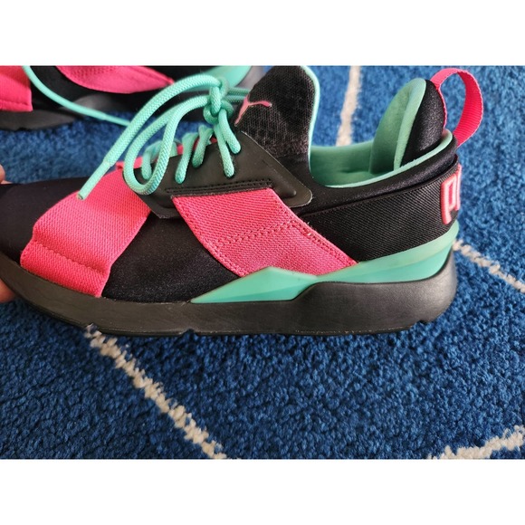 Puma Womens Muse Fabric Low Top Shoes 6.5 - Picture 4 of 8